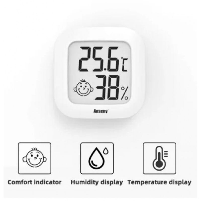 LCD Digital Thermometer Hygrom - Digital Hygrometer Probe reseña y precio