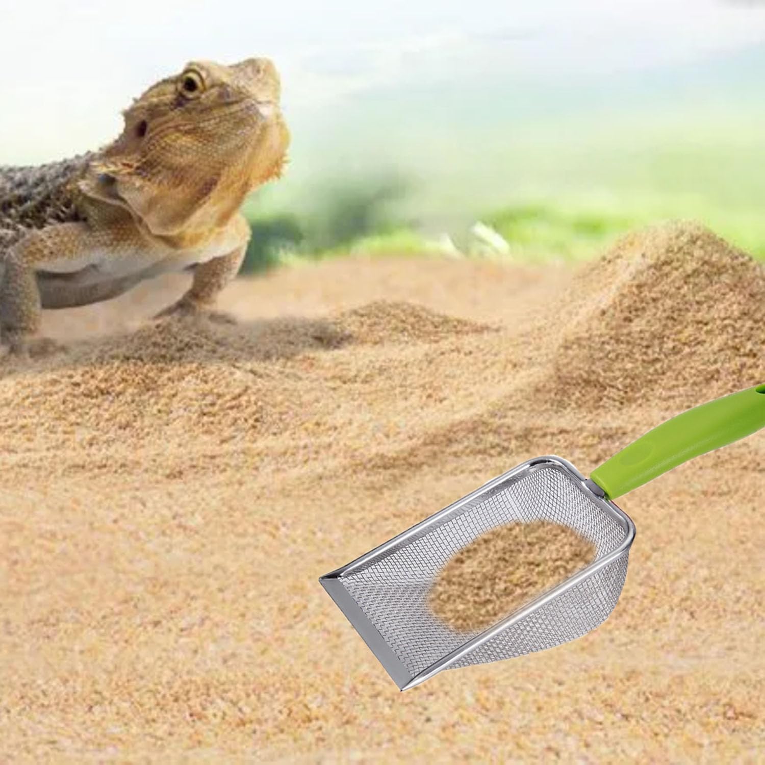 Reptile Sand Scoop Set - Fine  - Feeding Tong Stainless reseña y precio