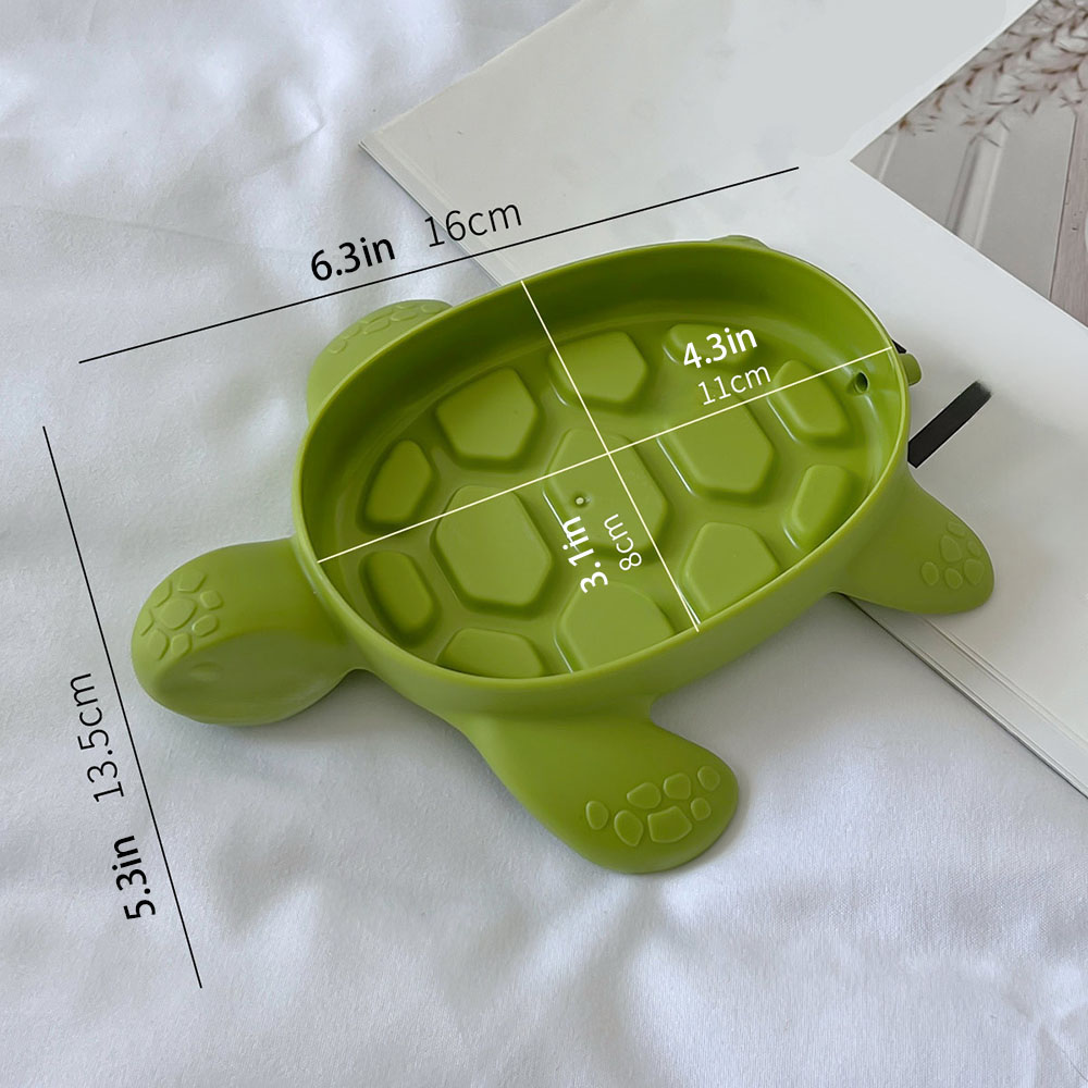 Turtle Drain Soap Box  Cartoon - Water Dish Reptile reseña y precio