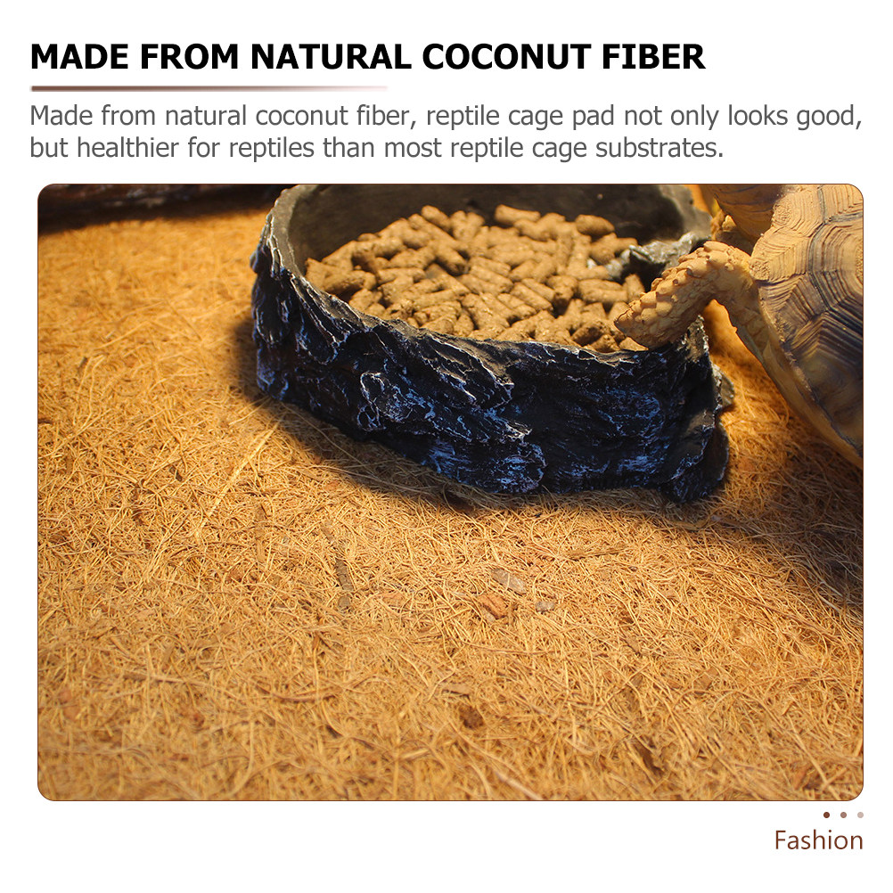 Reptile Carpet Natural Coconut - Substrate Coconut Fiber reseña y precio