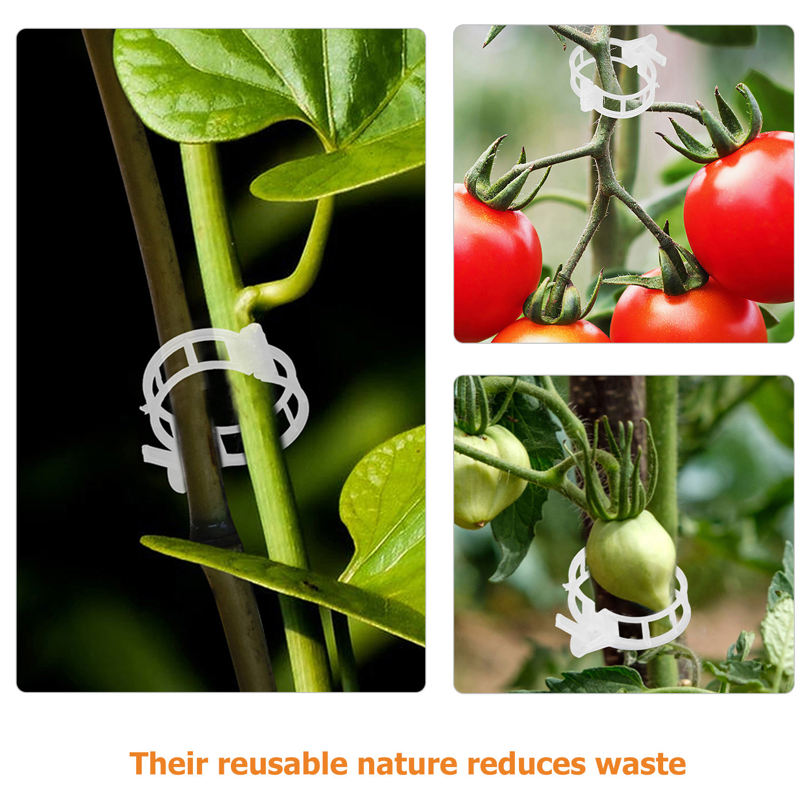 400Pcs Tomato Clips Plastic Ve - Vine Climbing Plastic reseña y precio