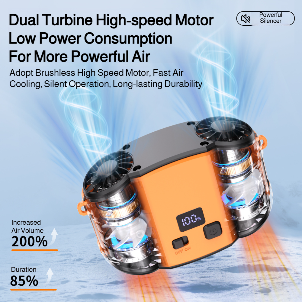Outdoor Double Air Outlet Fan  - Timer Dual Outlet reseña y precio
