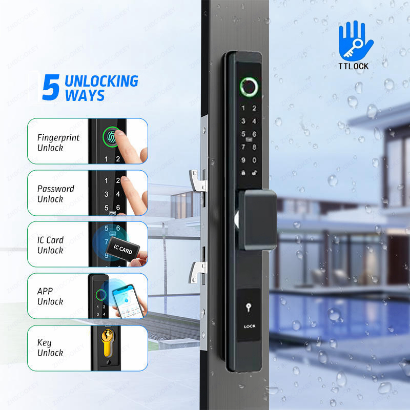 ZHDCOOKEY Biometric Digital Do - Glass Door Hinge reseña y precio