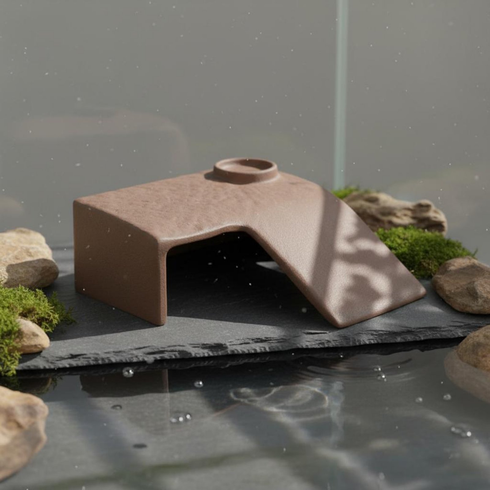 Basking Cave Platform Two-Way  - Hide Cave Ceramic reseña y precio