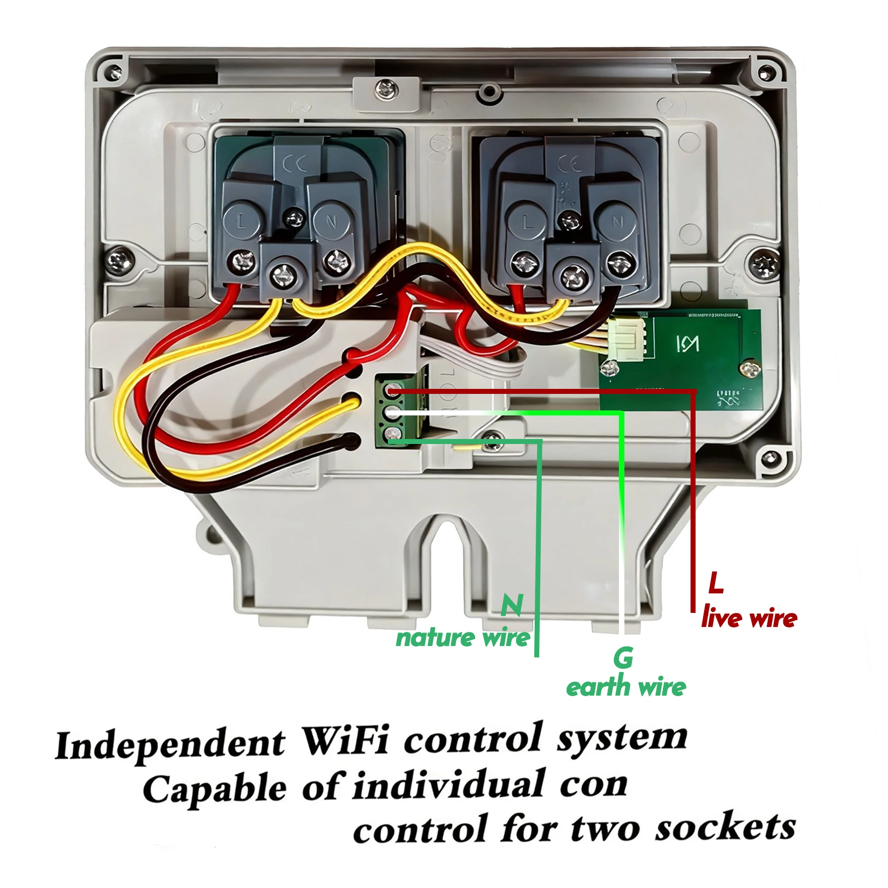 Tuya Waterproof Electrical Wal - Timer Dual Outlet reseña y precio