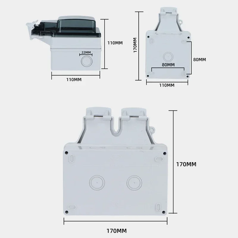 Tuya Waterproof Electrical Wal - Timer Dual Outlet reseña y precio
