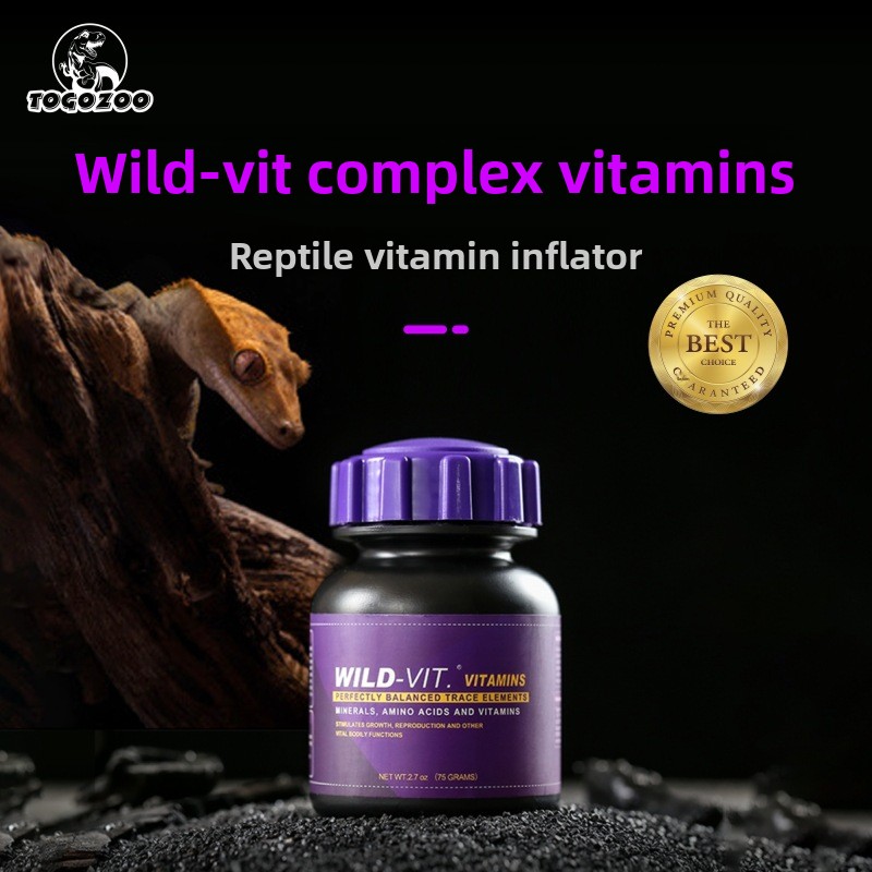TOGOZOO WILD-VIT Reptile Calci - Calcium Powder Reptile reseña y precio