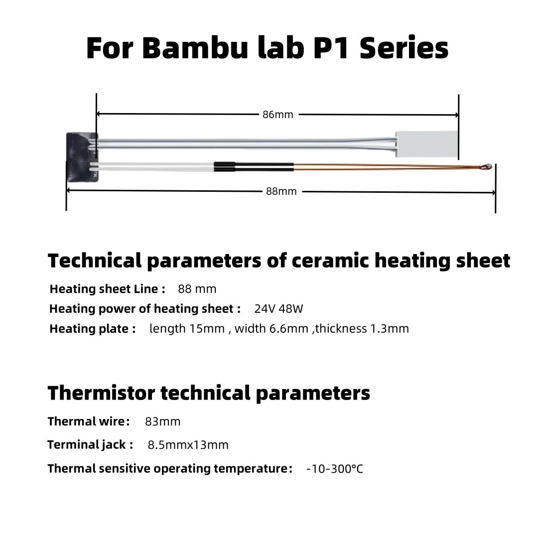 Caremic Heater & Thermistor Fo - Ceramic Heat Emitter reseña y precio