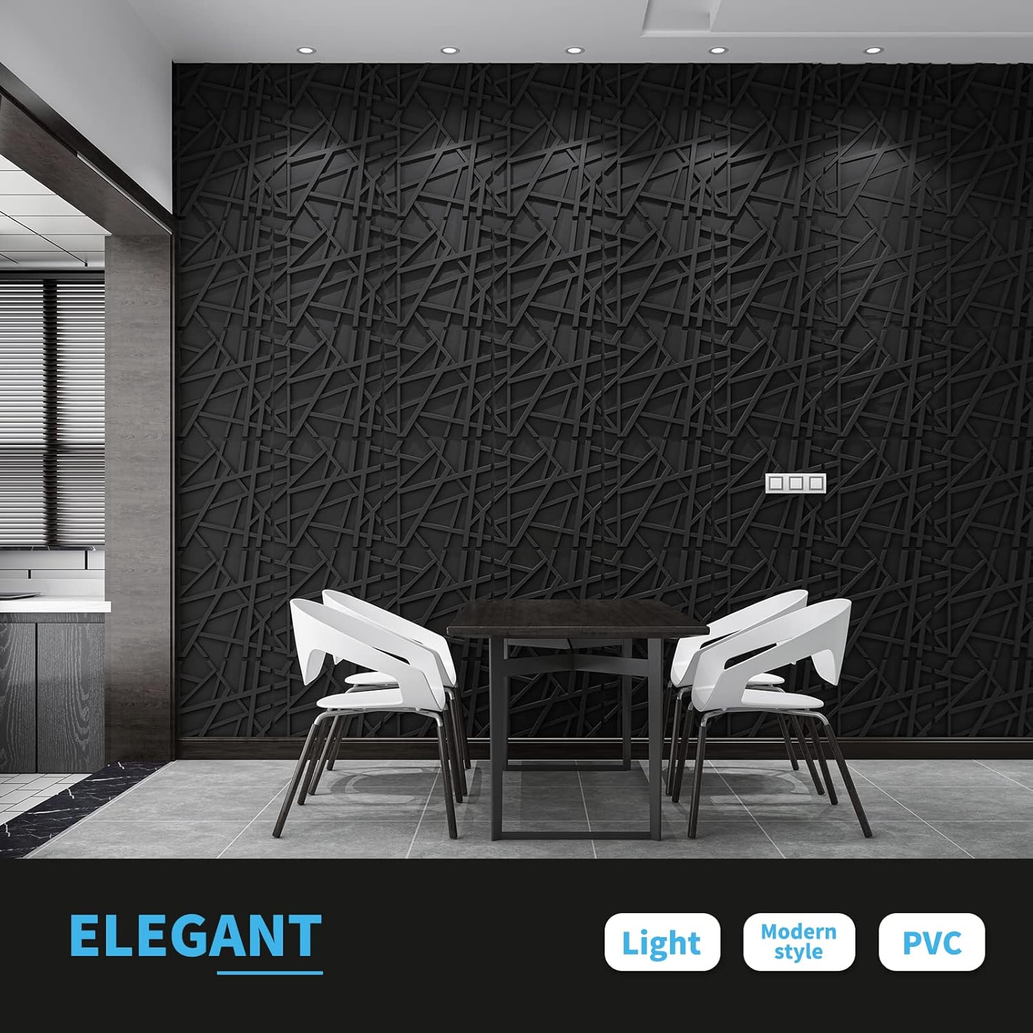 19.7x19.7in PVC Wall Panel Str - Pvc Panel Background reseña y precio