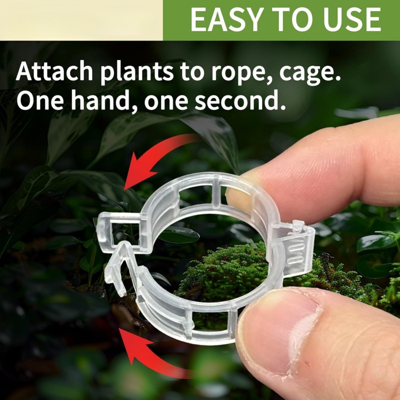 500Pcs Plastic Plant Support C - Vine Climbing Plastic reseña y precio