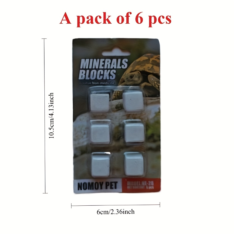 6 Pcs Fish Tank Calcium Block  - Calcium Powder Reptile reseña y precio