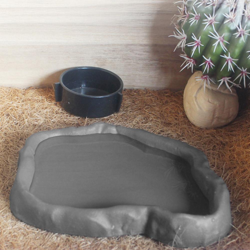 Reptile Feeder Plastic Imitati - Water Dish Reptile reseña y precio
