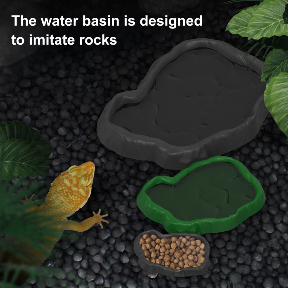 Reptile Feeder Plastic Imitati - Water Dish Reptile reseña y precio