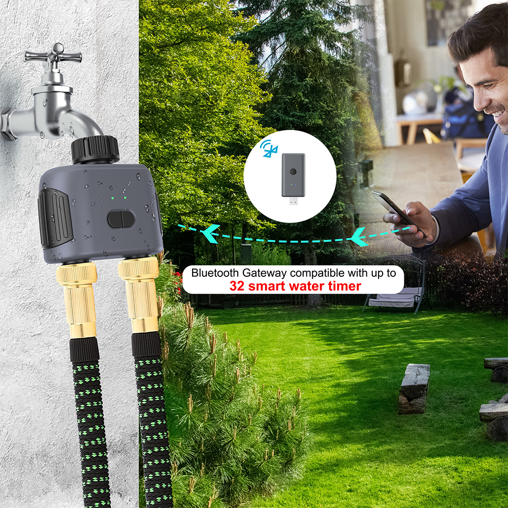 2 Outlets Tuya Smart Garden Wa - Timer Dual Outlet reseña y precio