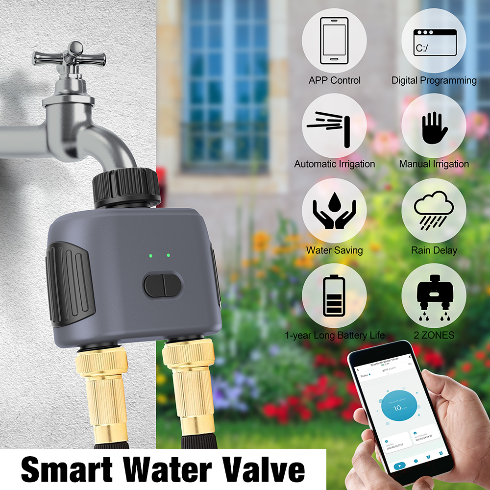 2 Outlets Tuya Smart Garden Wa - Timer Dual Outlet reseña y precio