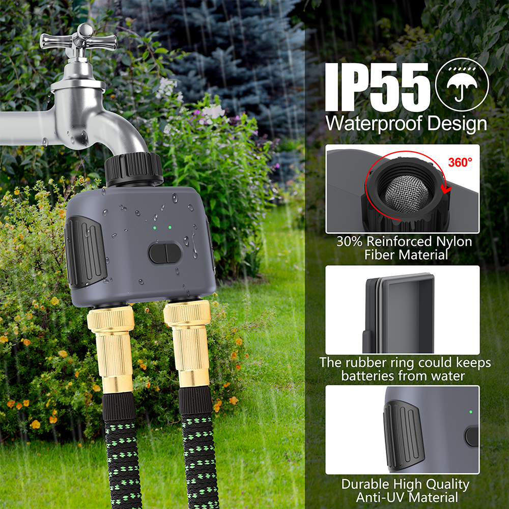 2 Outlets Tuya Smart Garden Wa - Timer Dual Outlet reseña y precio