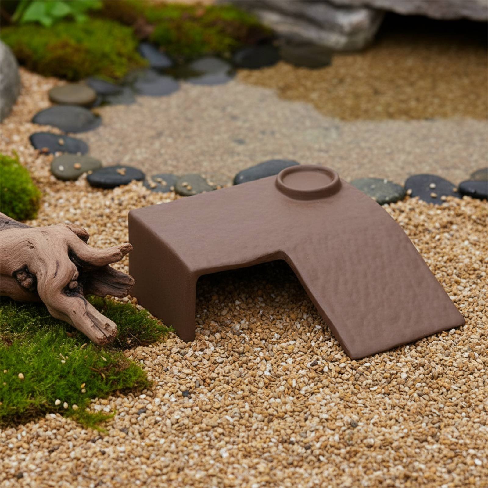 2 Pieces Turtle Basking Dock E - Hide Cave Ceramic reseña y precio