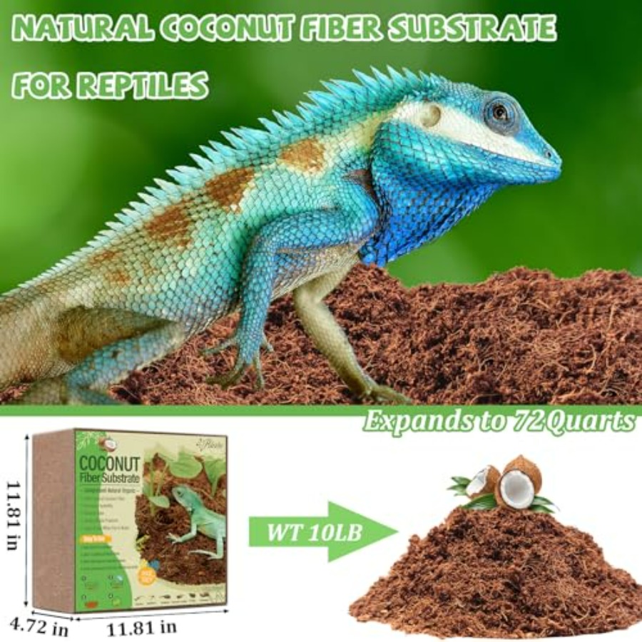 10LBS Natural Coconut Fiber Su - Substrate Coconut Fiber reseña y precio