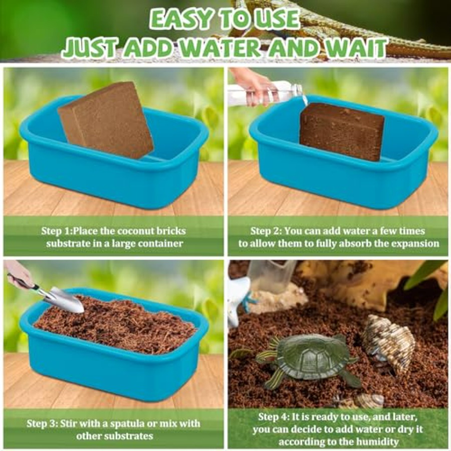 10LBS Natural Coconut Fiber Su - Substrate Coconut Fiber reseña y precio
