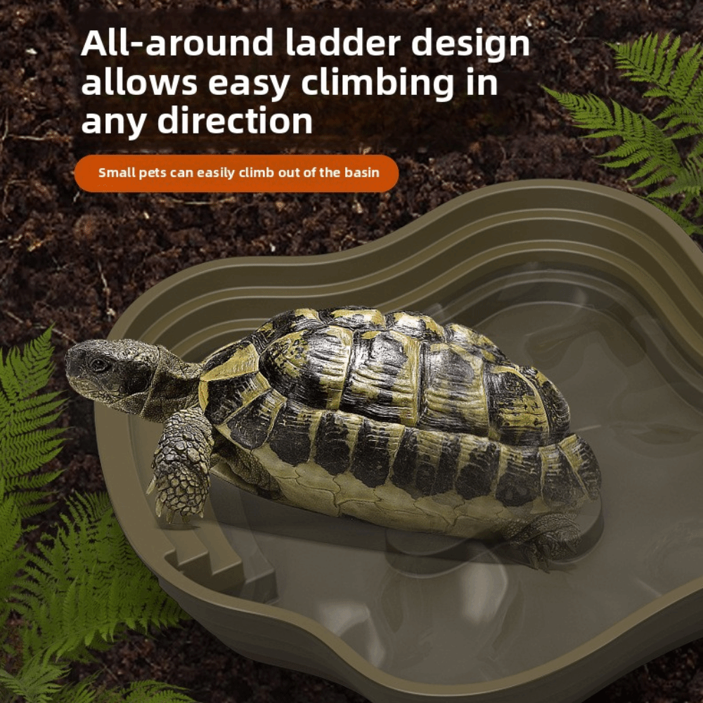 New Plastic Turtle Water Basin - Water Dish Reptile reseña y precio