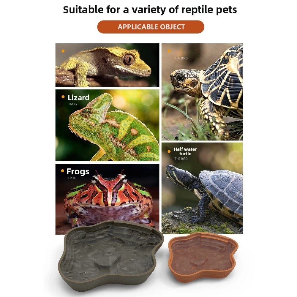 New Plastic Turtle Water Basin - Water Dish Reptile reseña y precio