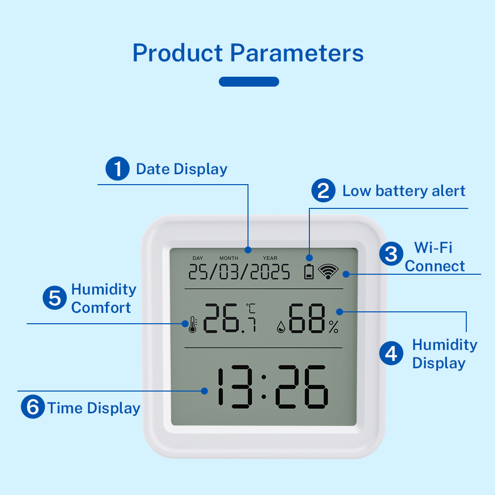 Tuya WIFI Temperature Humidity - Digital Hygrometer Probe reseña y precio