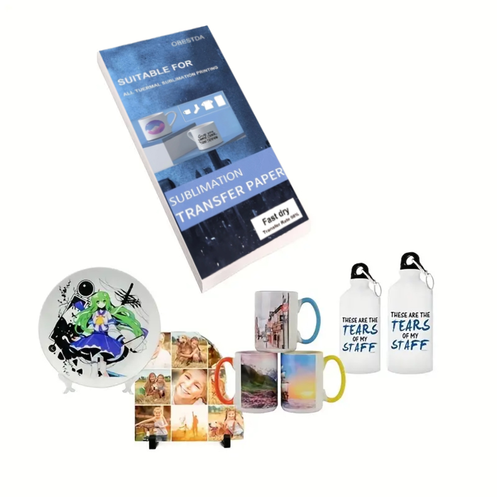 100 Sheets Sublimation Heat Tr - Ceramic Heat Emitter reseña y precio