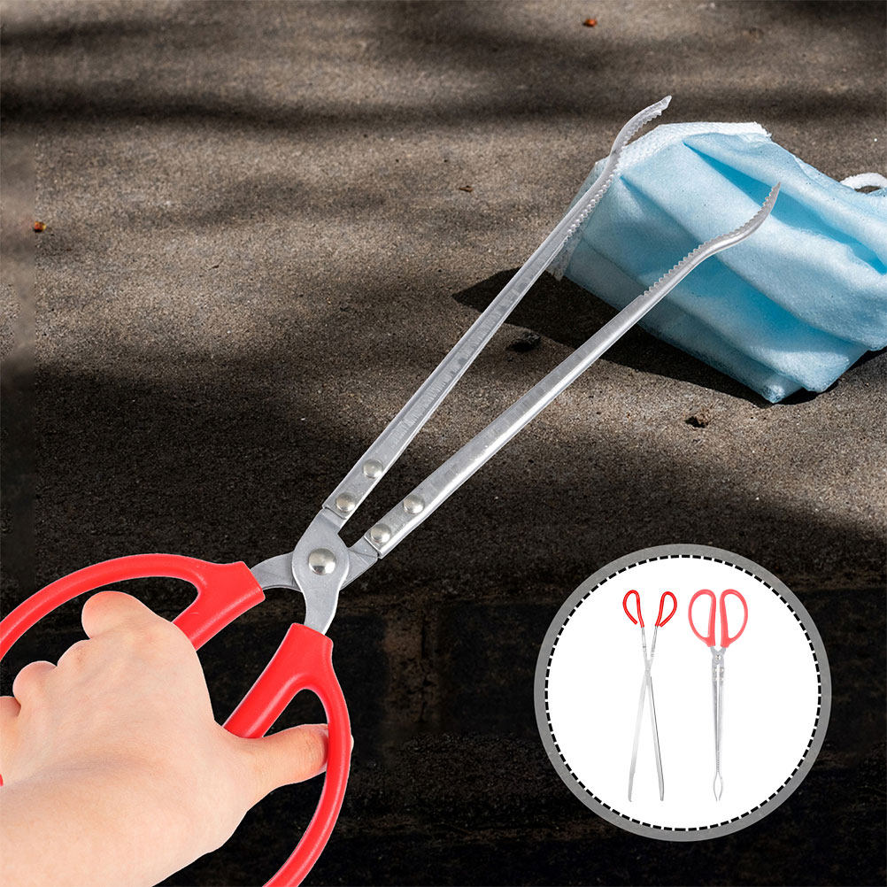 2Pcs Stainless Steel Snake Ton - Feeding Tong Stainless reseña y precio