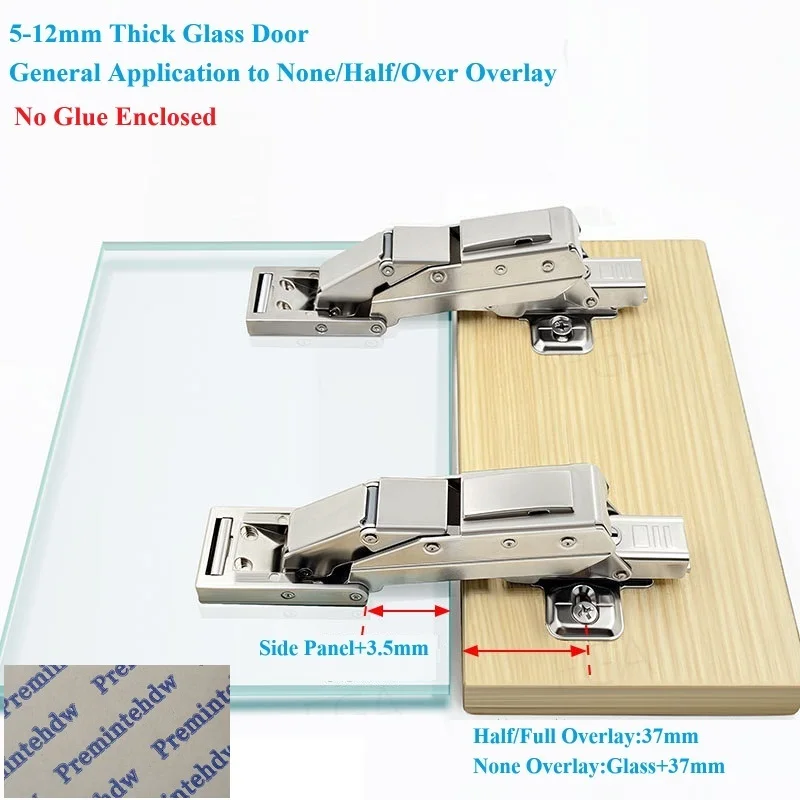 2Pcs Hydraulic Medicine Cabine - Glass Door Hinge reseña y precio